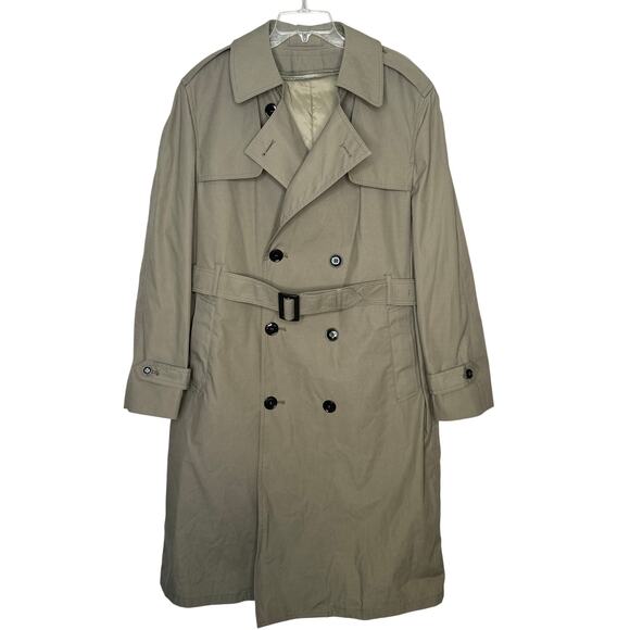 2010s U.S. Military All-Weather Trench Coat Zip-Out Liner  Valor Collection 42R - Picture 2 of 12